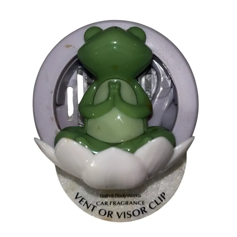 Bath & Body Works ZEN FROG Bundle - Wallflower Plug & Car Fragrance Clip New - Picture 5 of 6